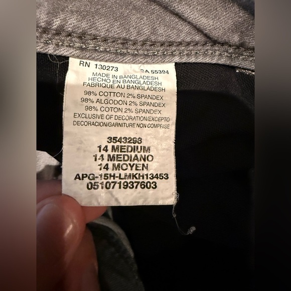 Gray Studded Lee Jeans - Picture 3 of 3